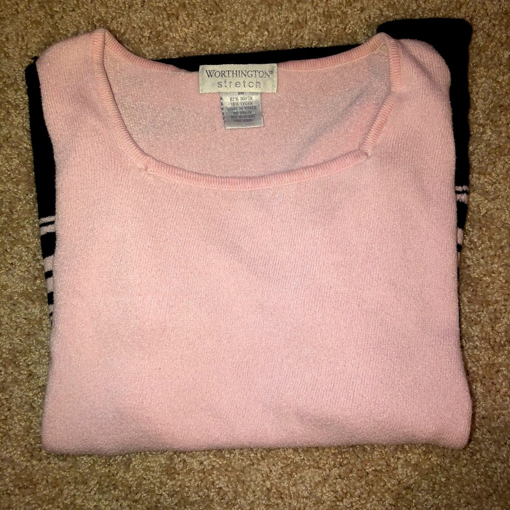 Pink & Black Top